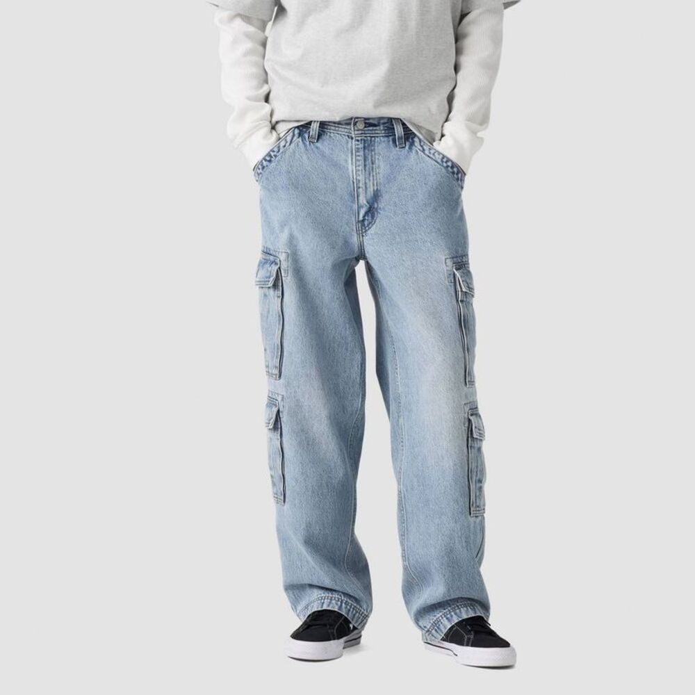Levi's Men's 578 Baggy Fit Cargo Jeans - Light Indigo 29x32